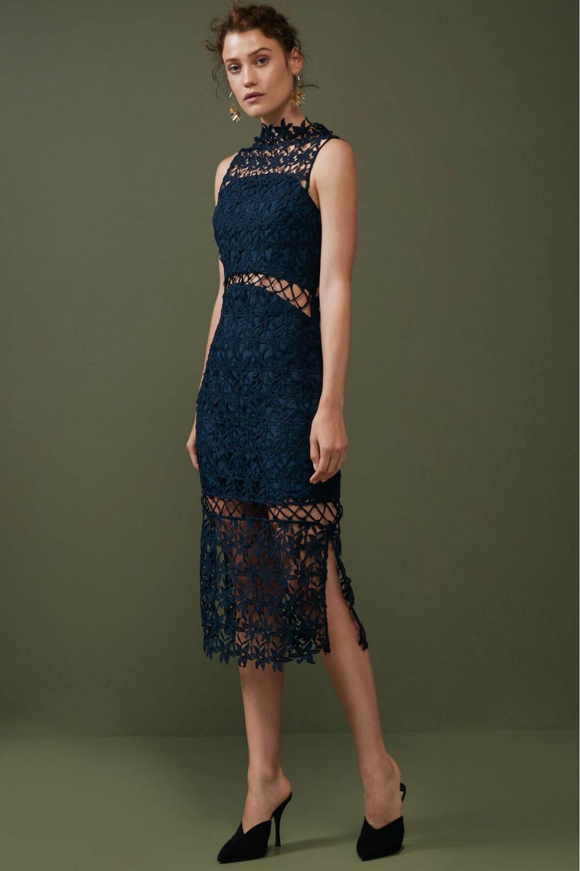 Stay Close Lace Dress