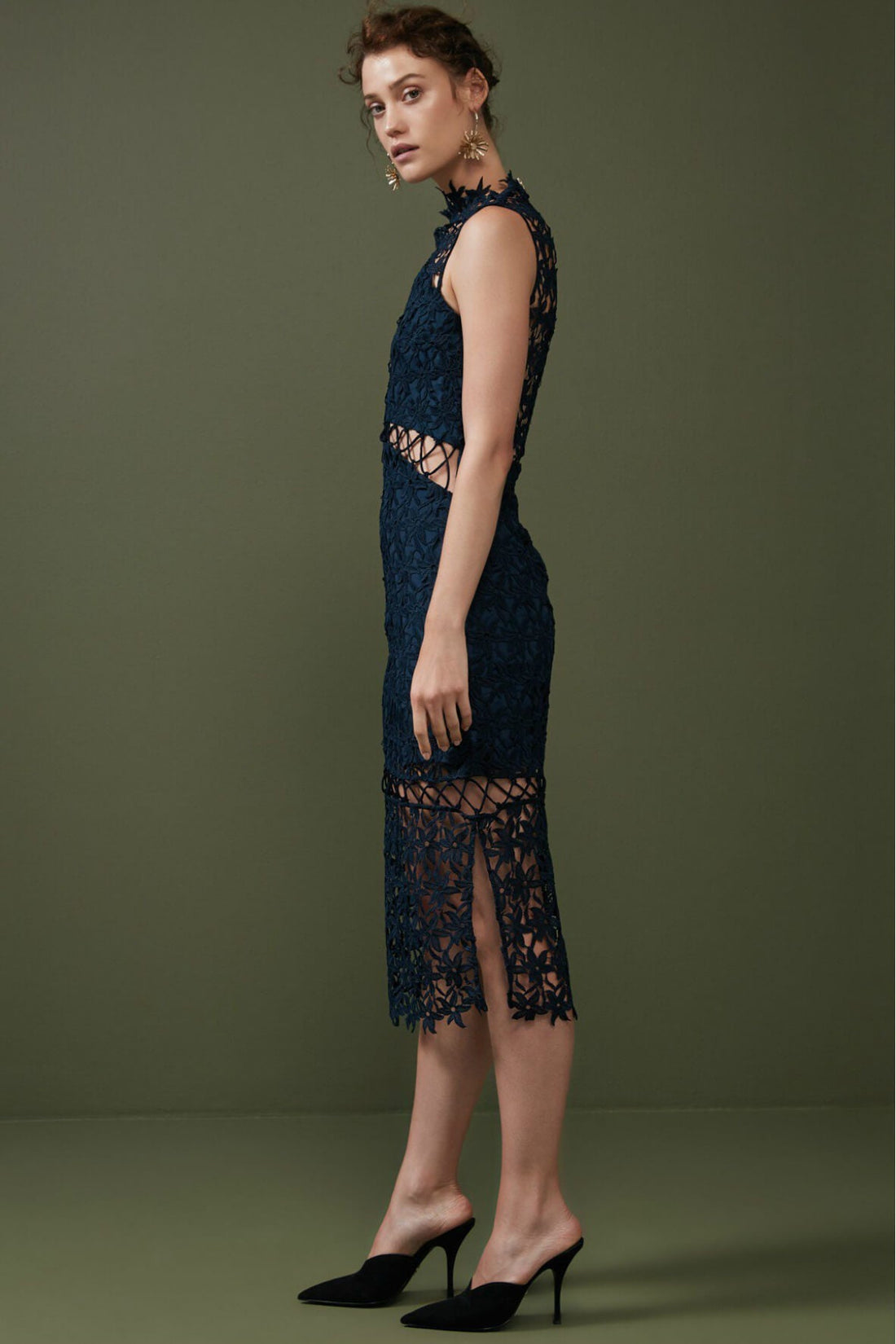 Stay Close Lace Dress