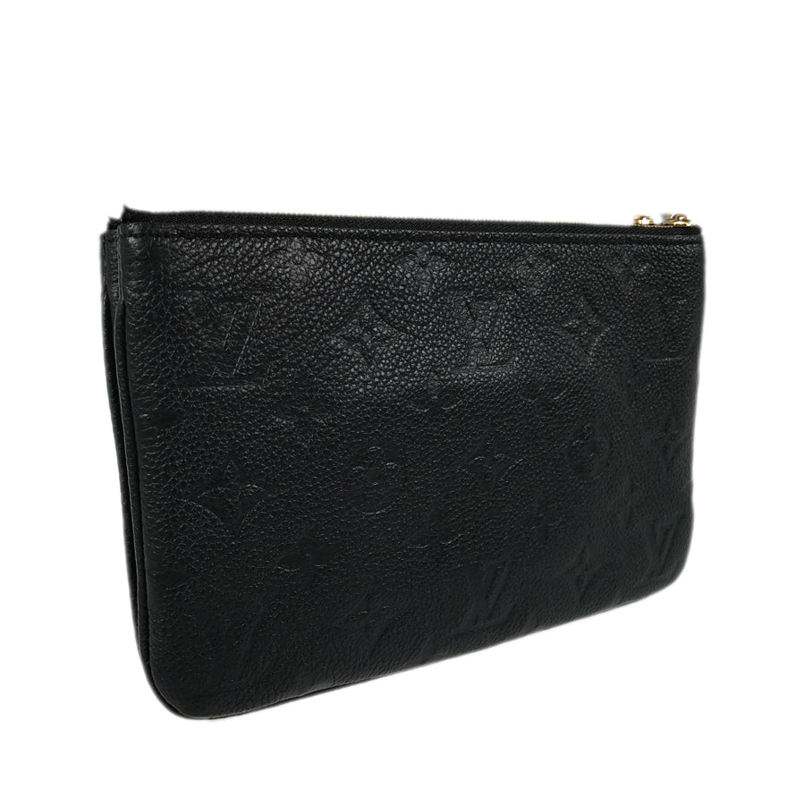 LOUIS VUITTON Monogram Empreinte Pochette Double Zip Pochette