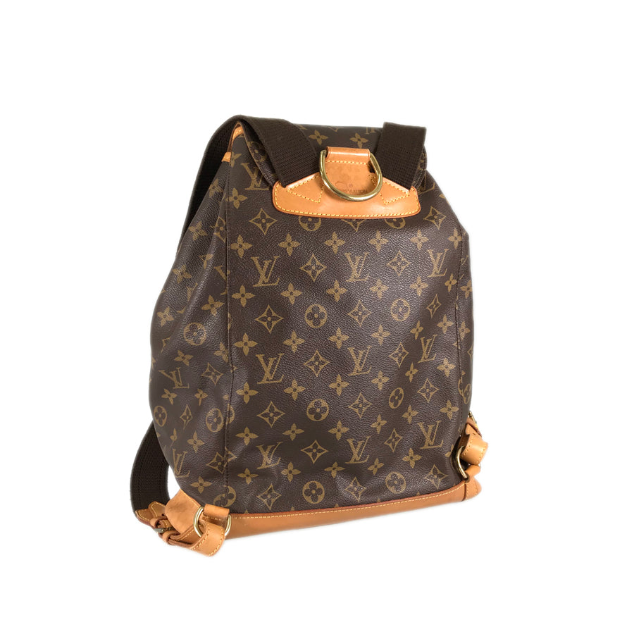 LOUIS VUITTON Monogram Montsouris GM M51135 Backpack