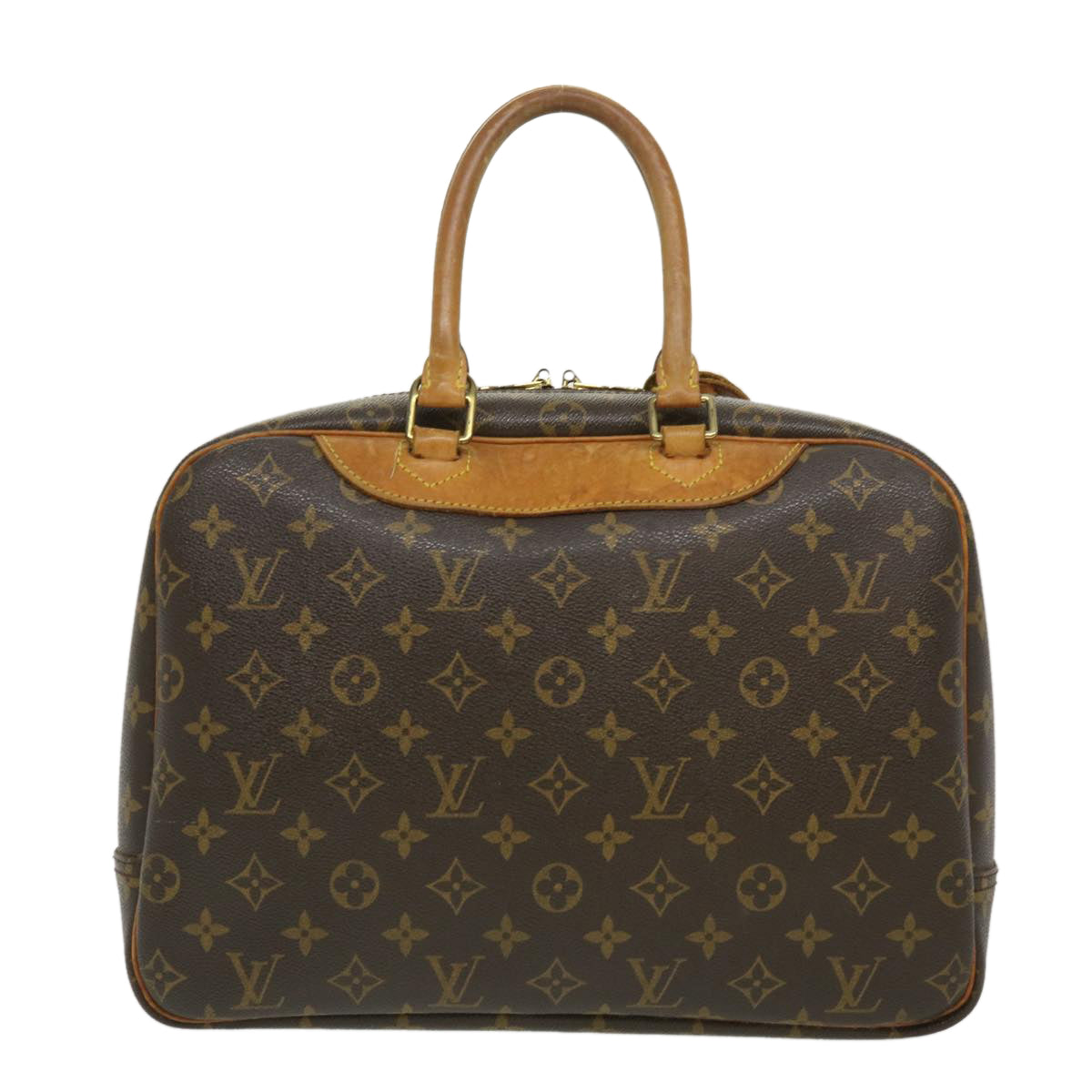 LOUIS VUITTON Monogram Deauville Hand Bag M47270 LV Auth ki1997