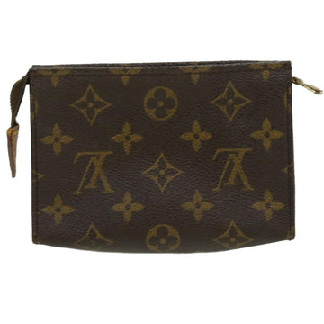 LOUIS VUITTON Monogram Poche Toilette 15 Pouch M47546 LV Auth ki2186
