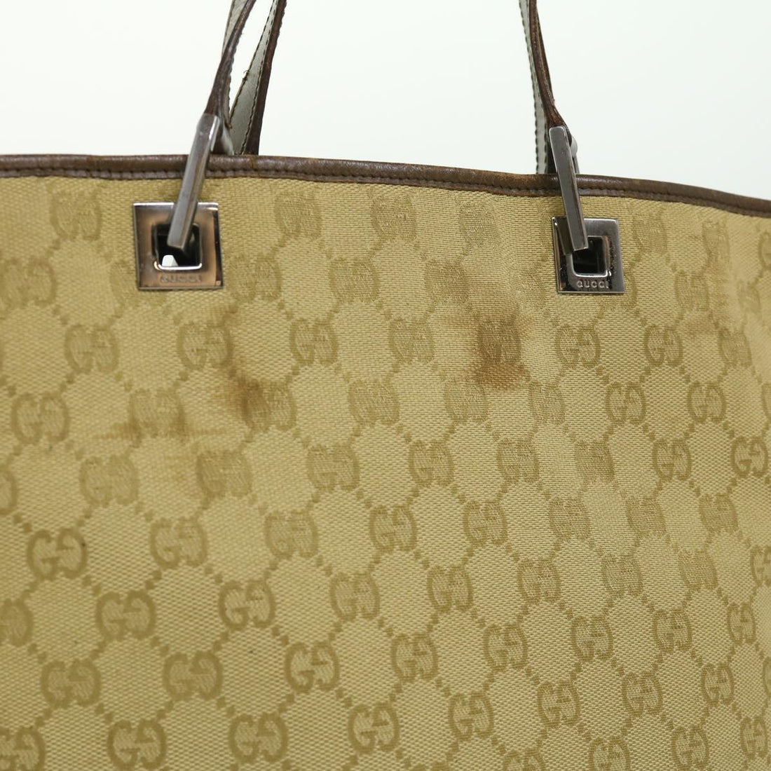 GUCCI GG Canvas Tote Bag Beige  ki2268