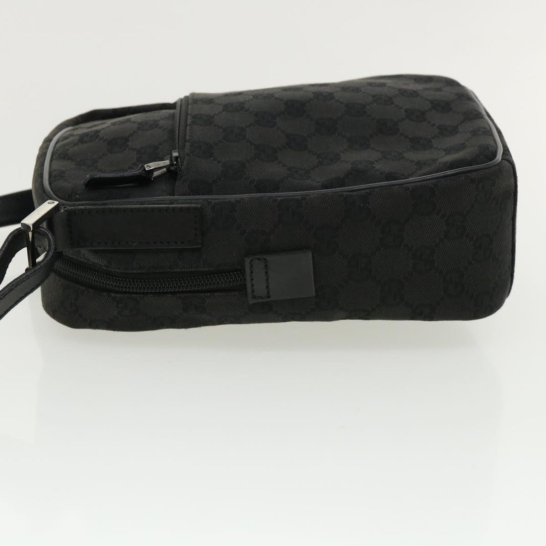 GUCCI GG Canvas Shoulder Bag Canvas Black 03136  ki2642