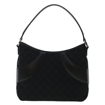 GUCCI GG Canvas Shoulder Bag Black 118012  ki3238