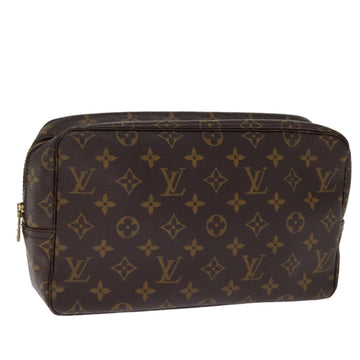 LOUIS VUITTON Monogram Trousse Toilette 28 Clutch Bag M47522 LV Auth ki4493