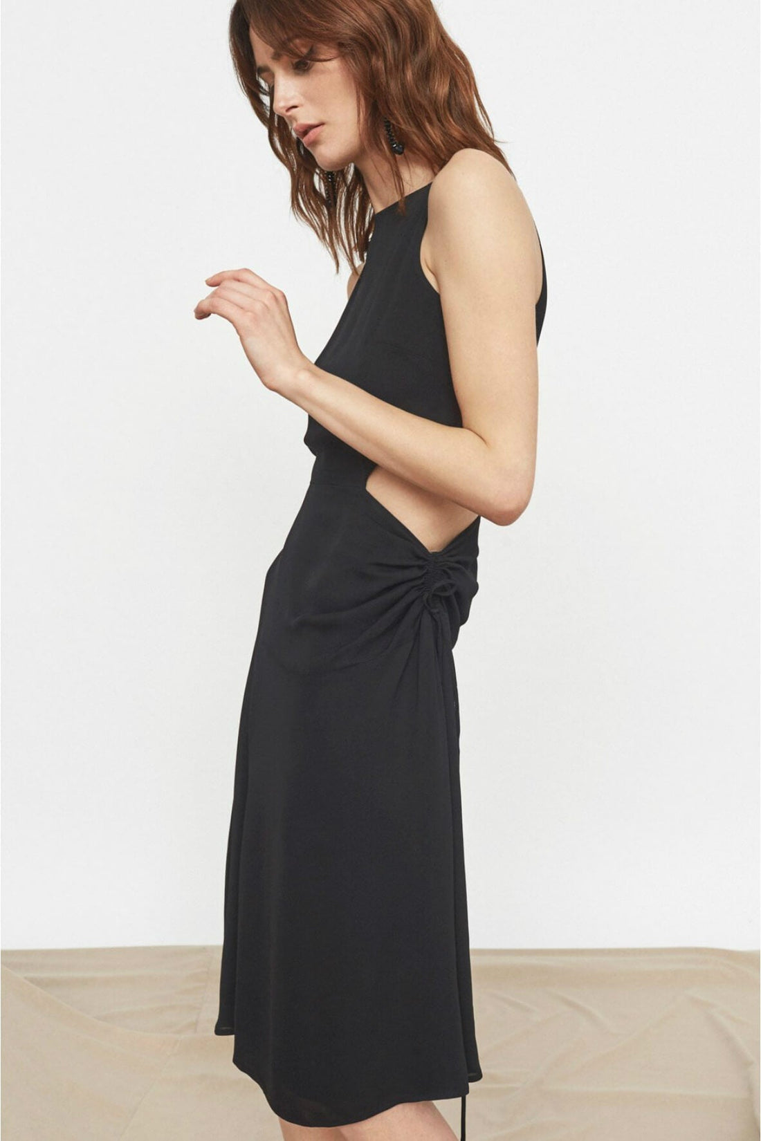 Flora Cutout Ruched Dress