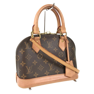 LOUIS VUITTON Monogram Alma BB M53152 Hand bag