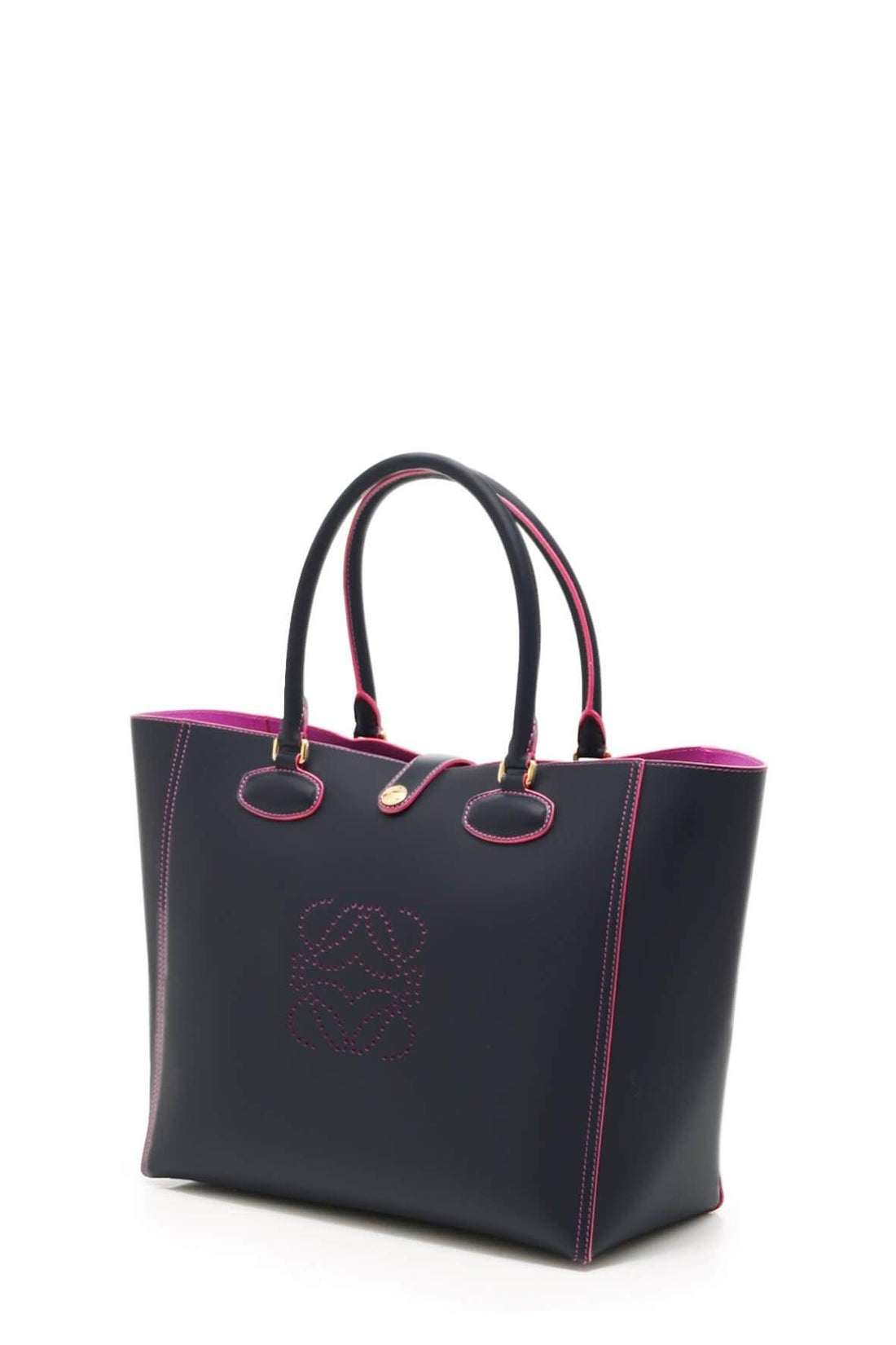 Leo Tote Navy Pink