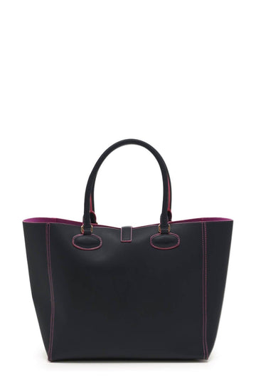 Leo Tote Navy Pink