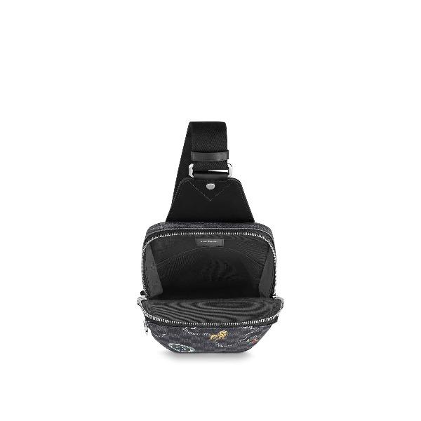 Louis Vuitton Avenue Sling Bag Damier Graphite Maps of the Renaissance