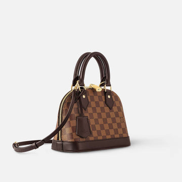 Alma BB Damier Ebene Canvas Handbag