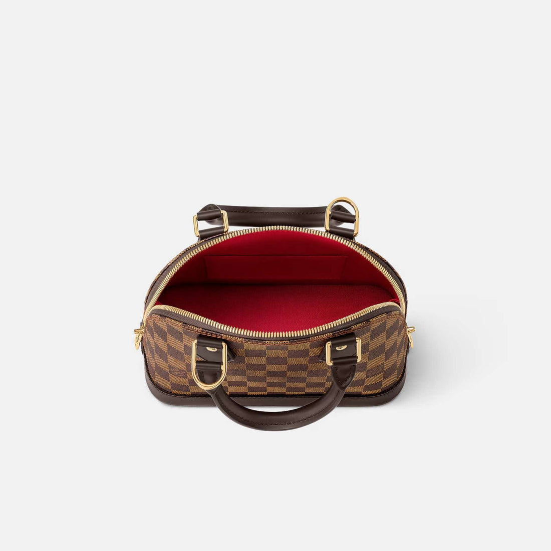 Alma BB Damier Ebene Canvas Handbag