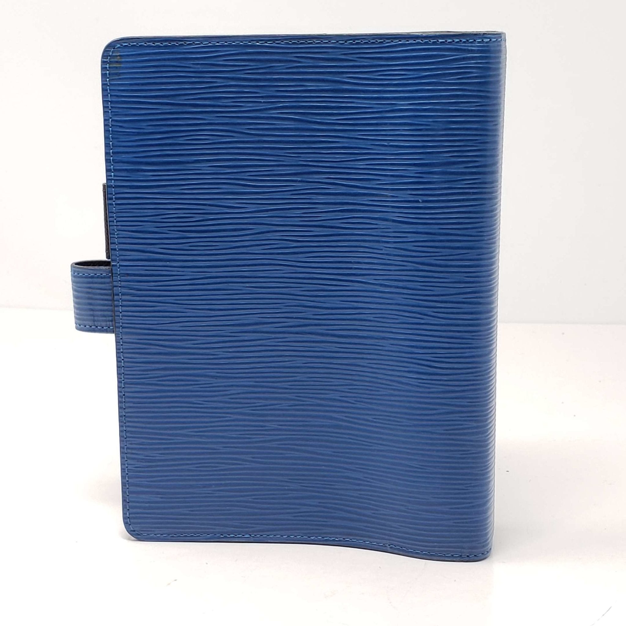 LOUIS VUITTON Epi Agenda MM Blue Notebook Cover