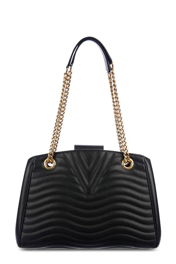 New Wave Chain Tote Black
