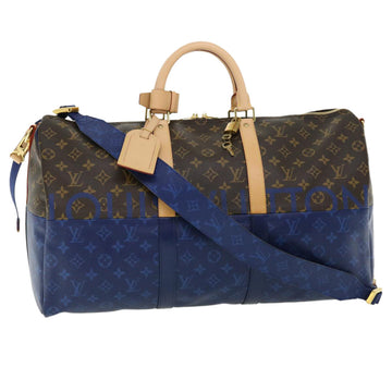LOUIS VUITTON Monogram split Keepall Bandouliere 50 Boston Bag  M43861 67497S