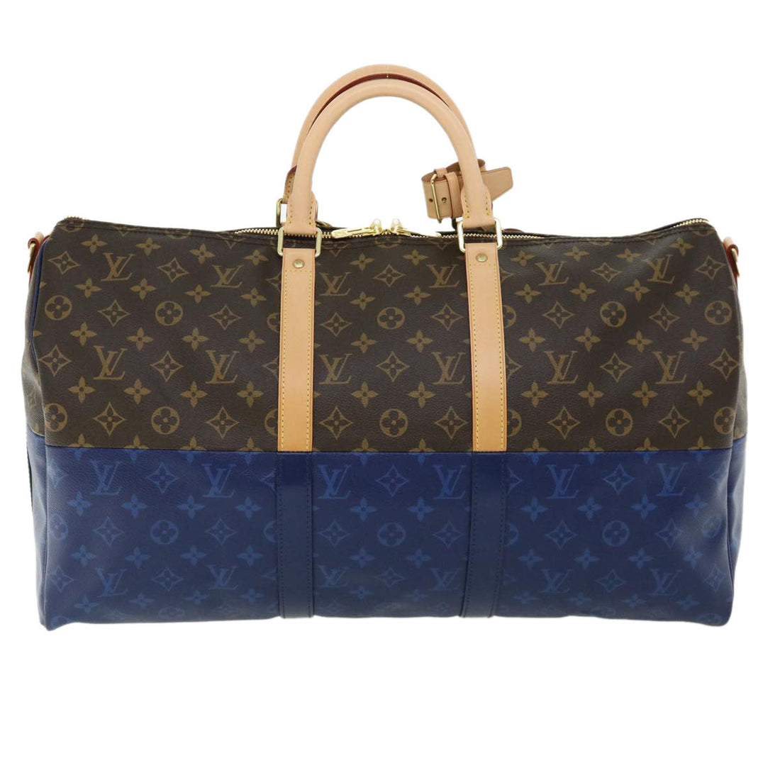 LOUIS VUITTON Monogram split Keepall Bandouliere 50 Boston Bag  M43861 67497S