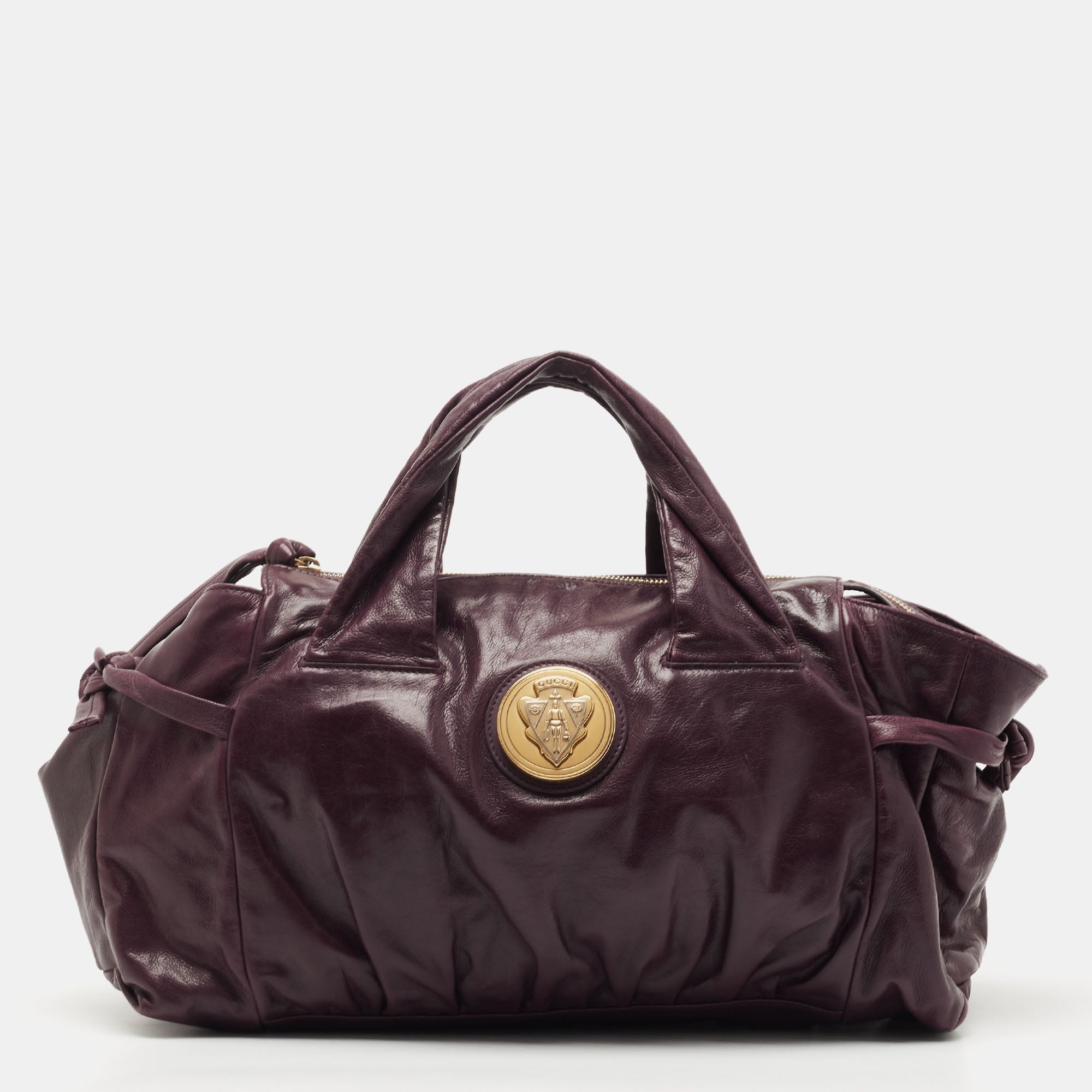 Gucci Purple Leather Hysteria Tote