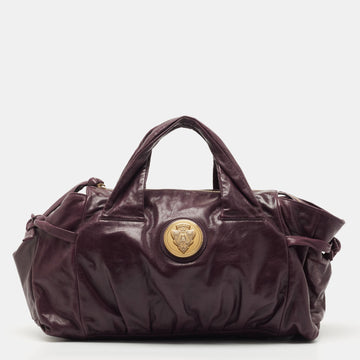 Gucci Purple Leather Hysteria Tote