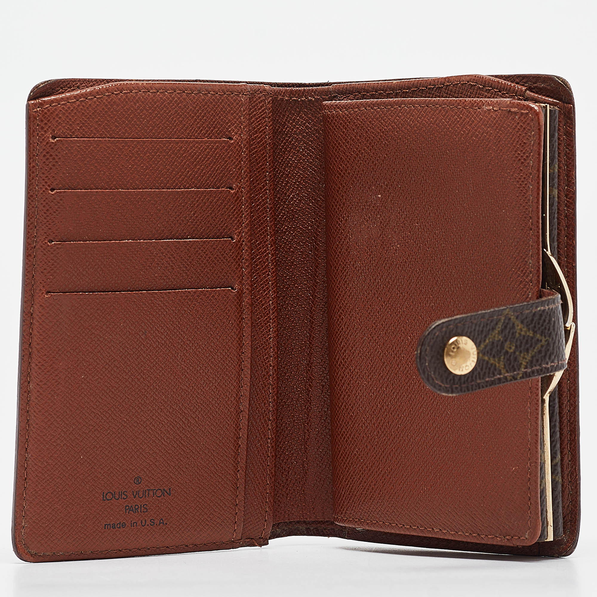 LOUIS VUITTON Monogram Canvas French Compact Wallet