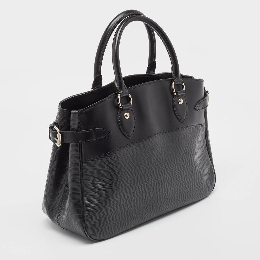 LOUIS VUITTON Black Epi Leather Passy PM Bag