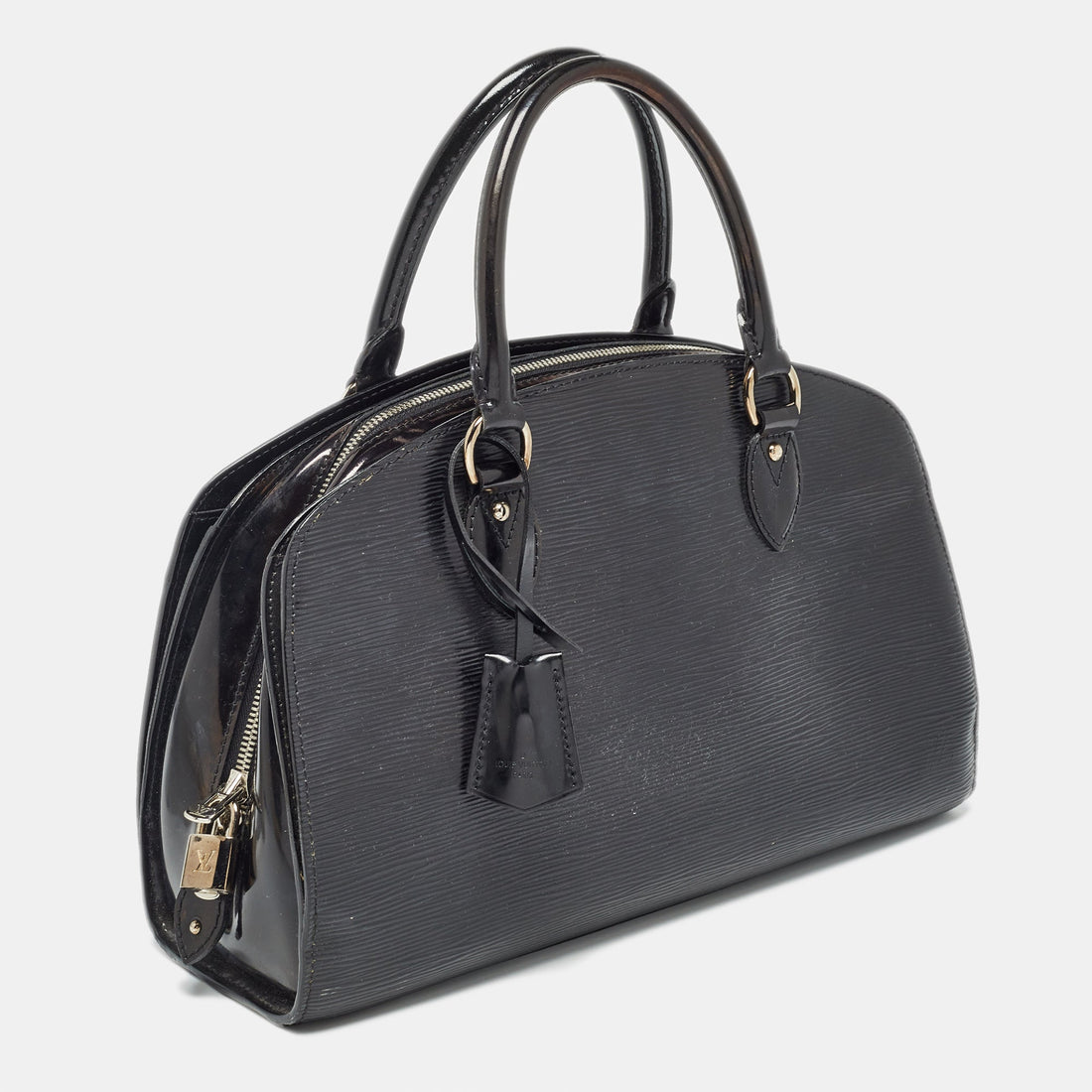 LOUIS VUITTON Black Electric Epi Leather Pont Neuf PM Bag