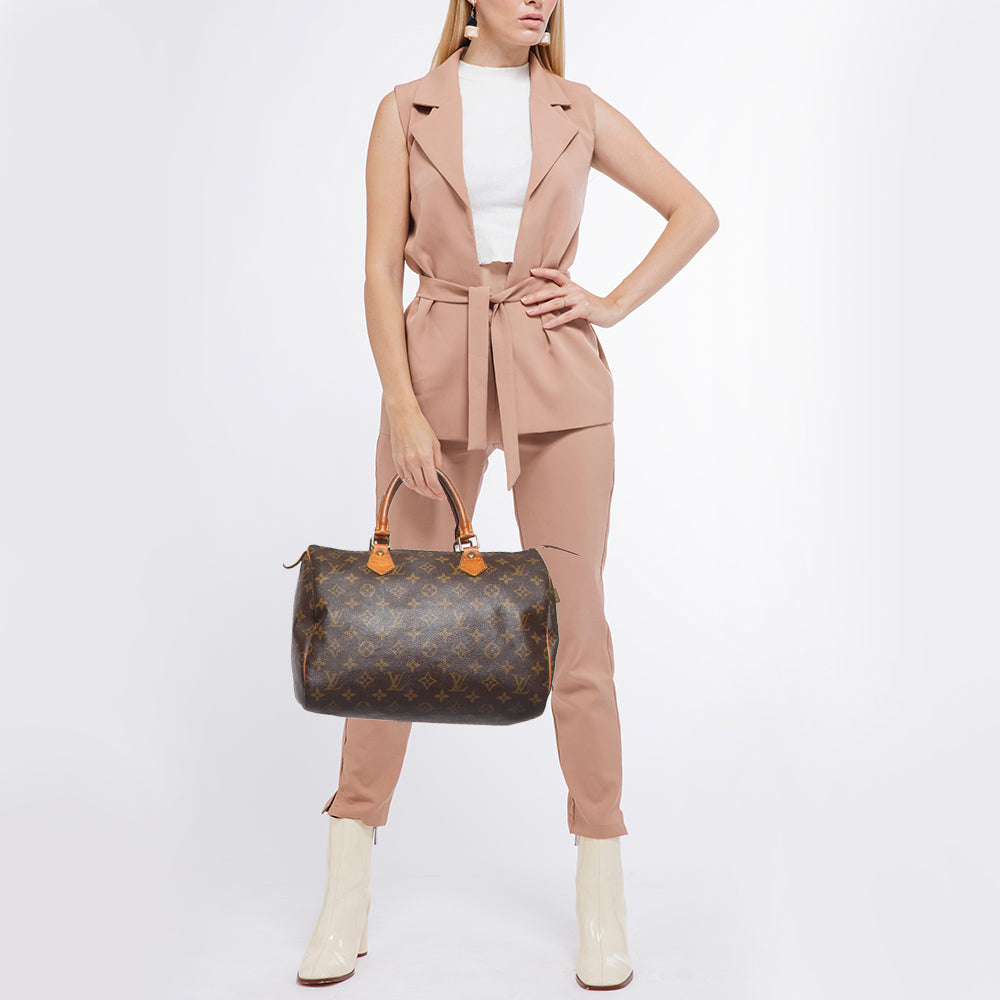 LOUIS VUITTON Monogram Canvas Speedy 30 Bag