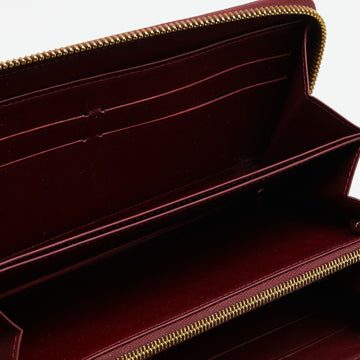 LOUIS VUITTON Griotte Monogram Vernis Zippy Wallet