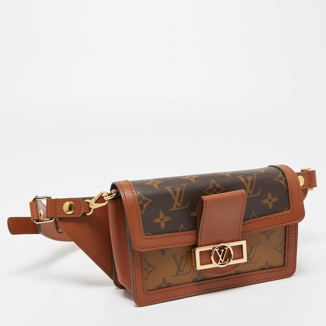 LOUIS VUITTON Monogram Reverse Canvas Dauphine Bumbag Bag