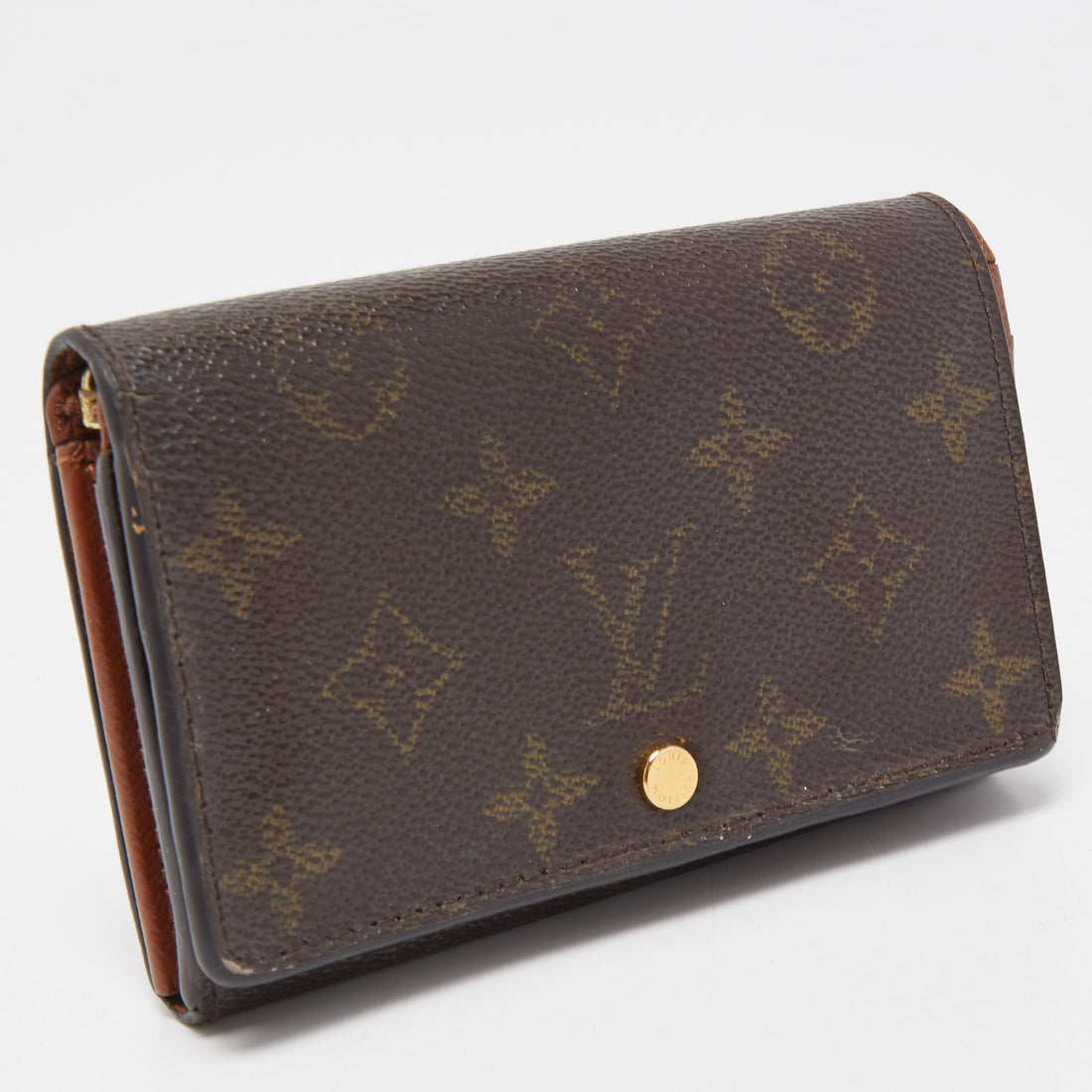 LOUIS VUITTON Monogram Canvas Porte Monnaie Tresor Wallet
