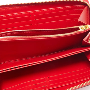 LOUIS VUITTON Cerise Monogram Vernis Zippy Wallet