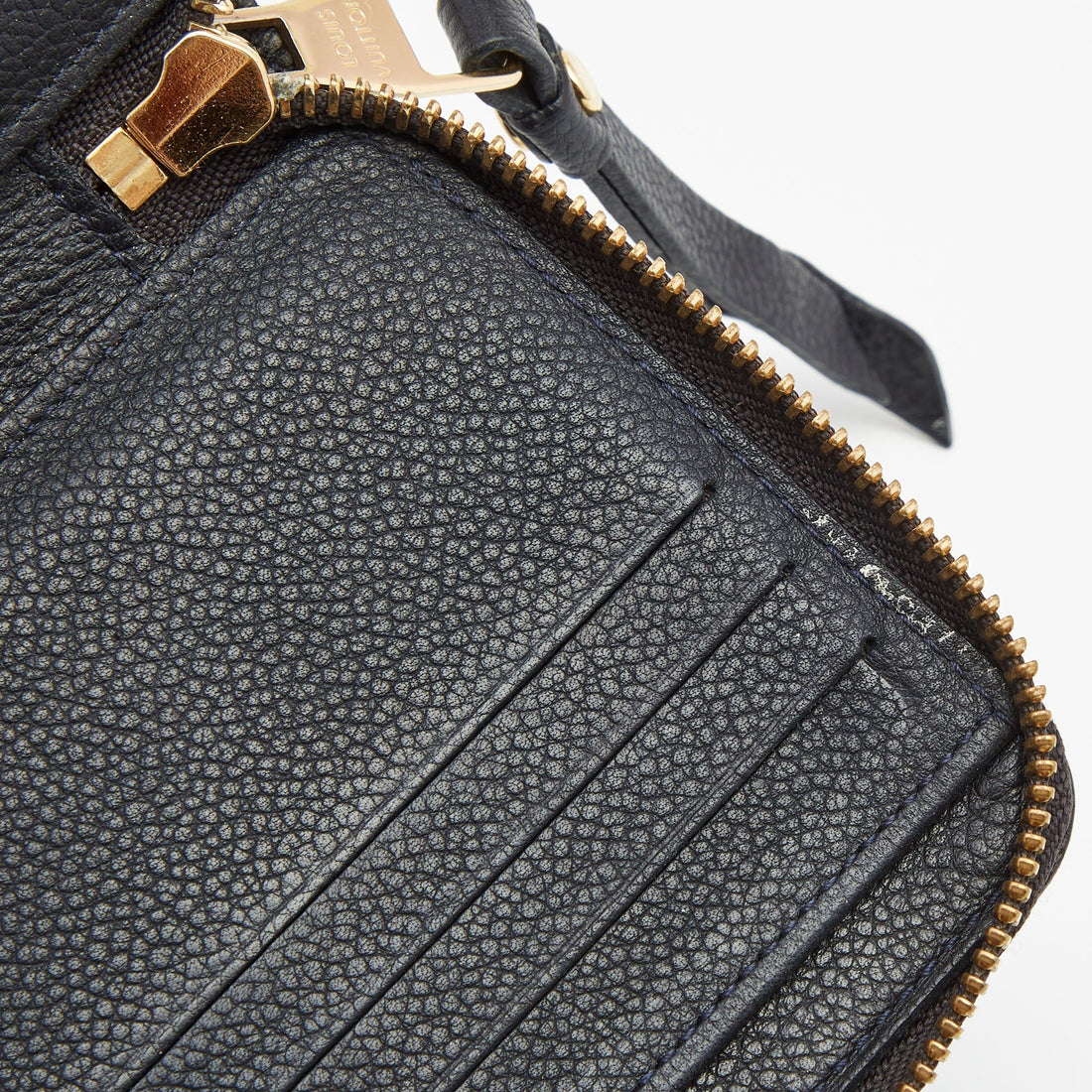 LOUIS VUITTON Bleu Infini Monogram Leather Zippy Wallet