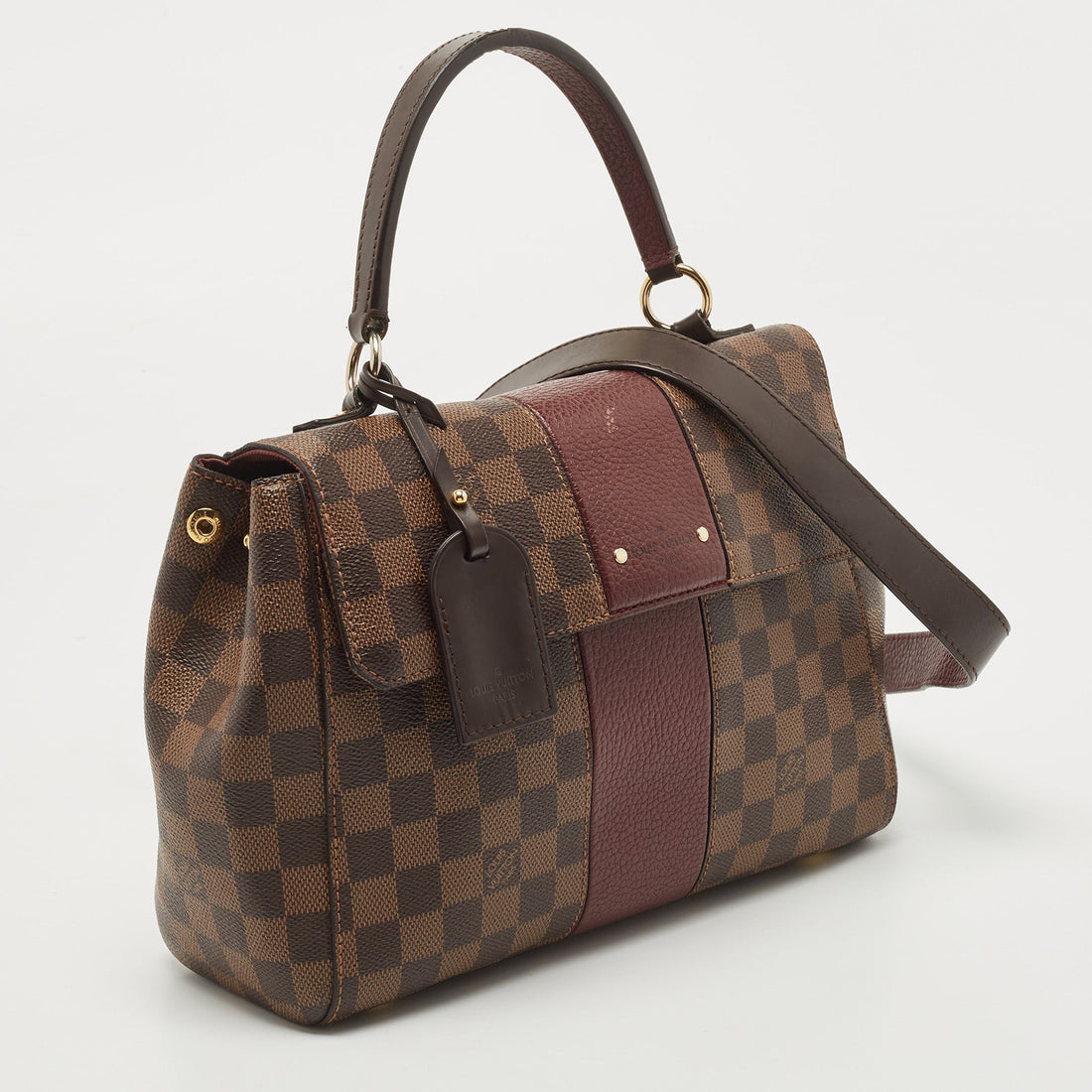 LOUIS VUITTON Bordeaux Damier Ebene Bond Street Bag