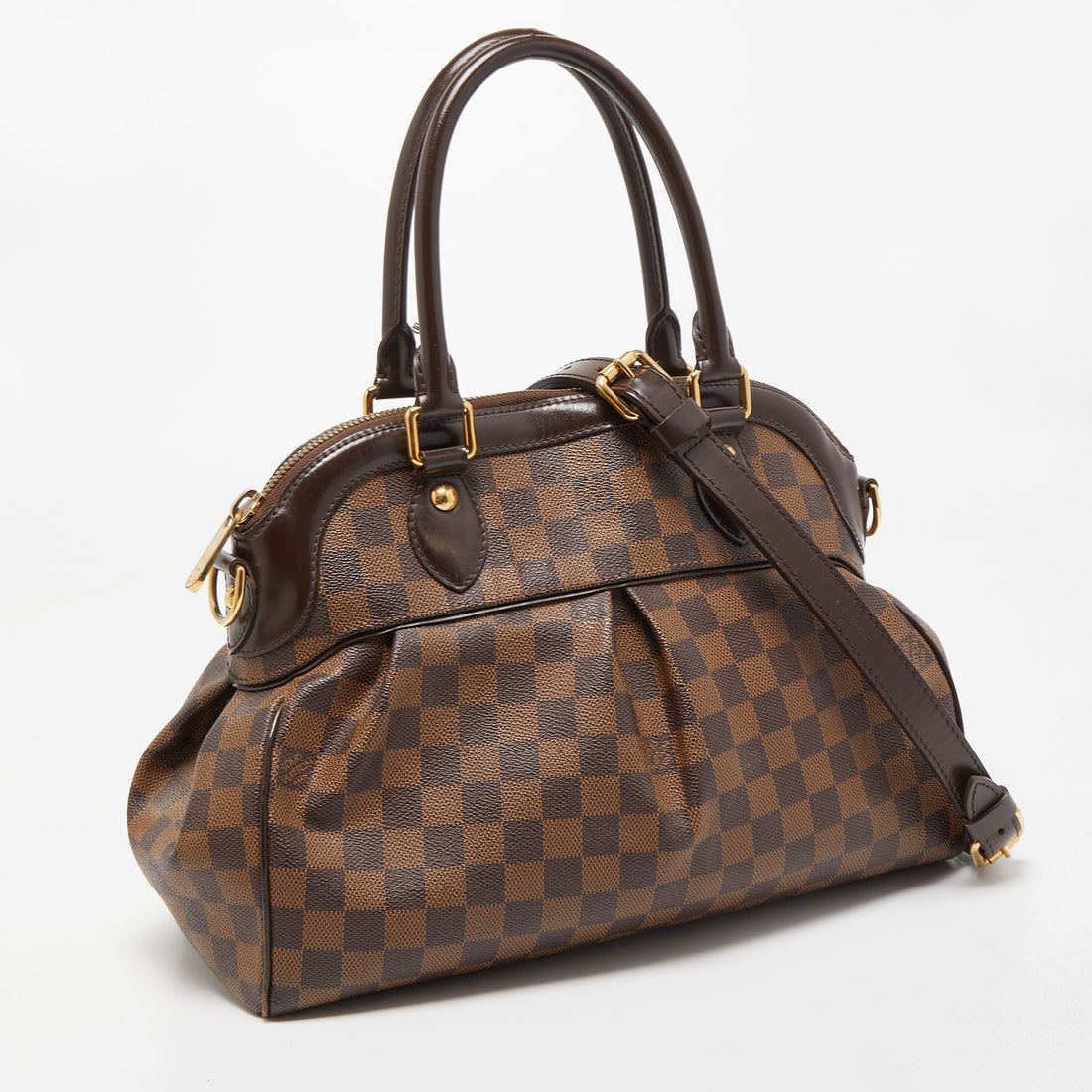 LOUIS VUITTON Damier Ebene Canvas Trevi PM Bag