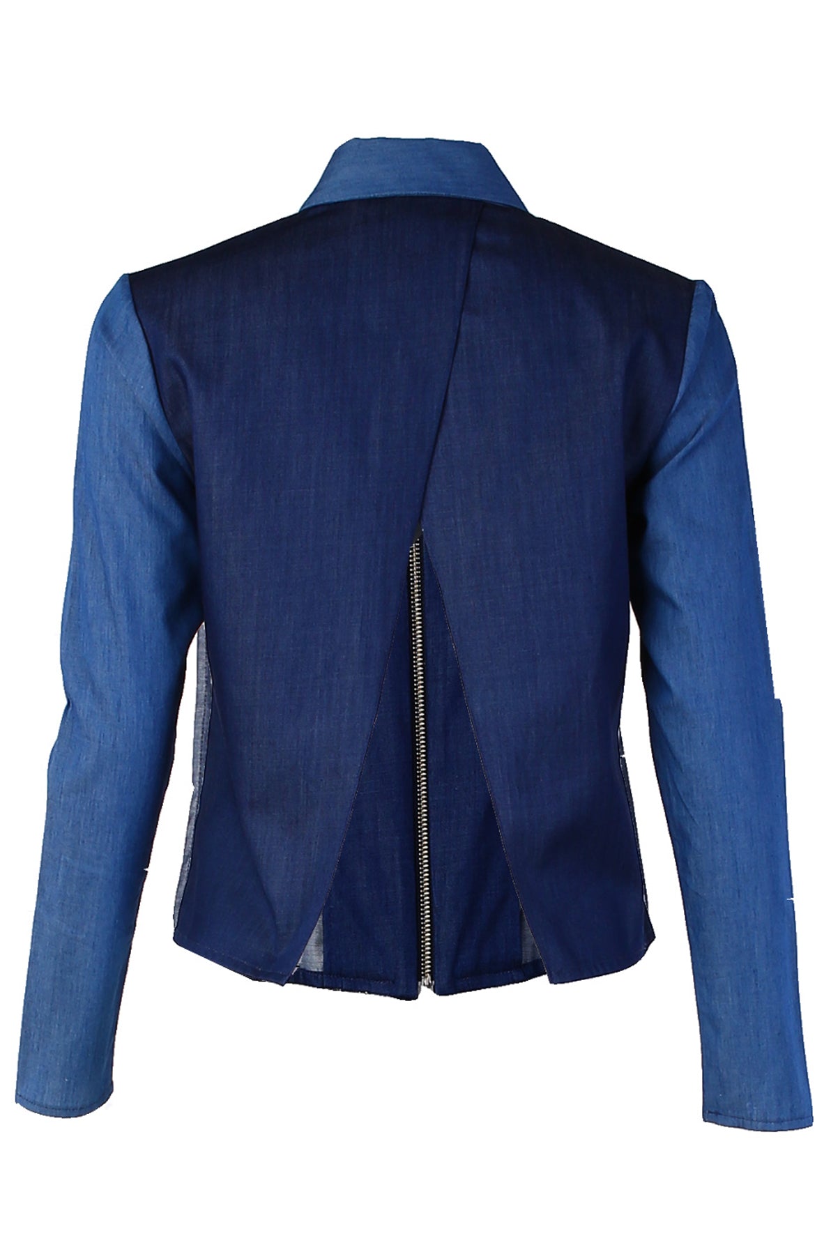 Glitter Fossil Denim Zip Shirt