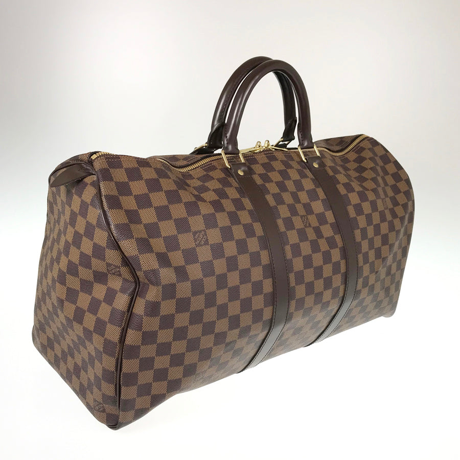 LOUIS VUITTON damier keepall50 Boston bag