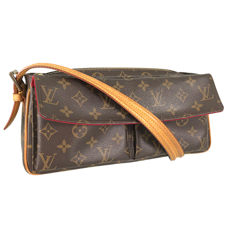 LOUIS VUITTON Monogram Vivasite MM M51164 Hand bag