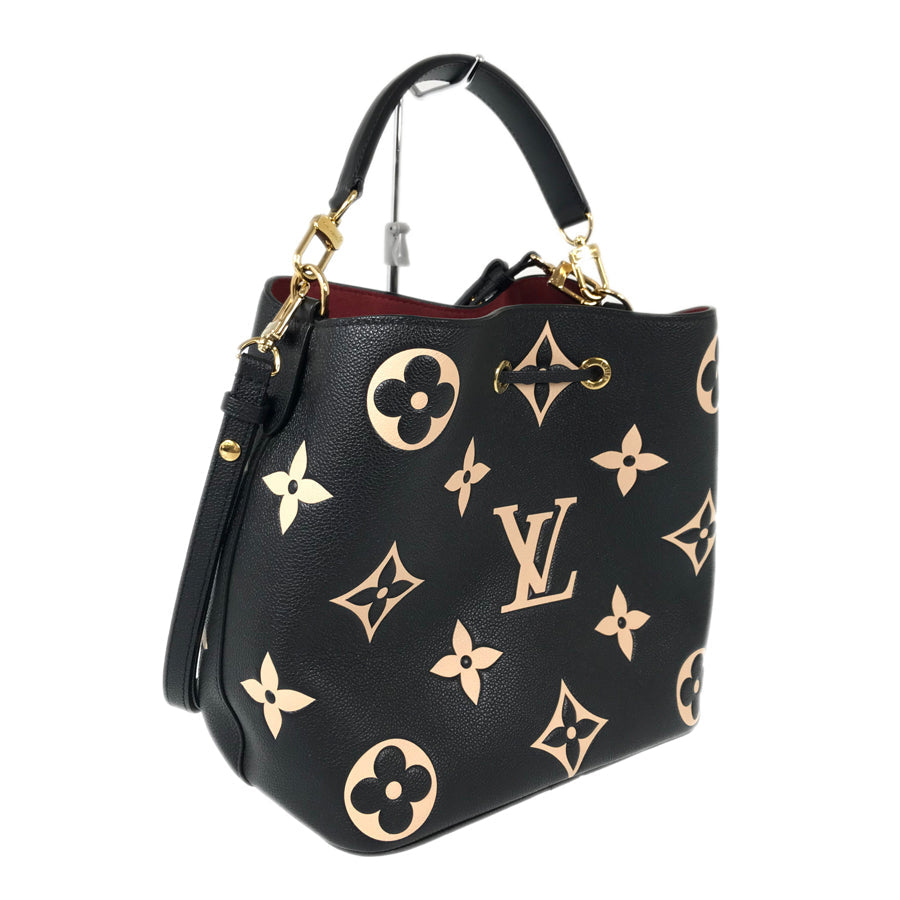 LOUIS VUITTON Bicolor Monogram Empreinte Neo Noe MM M45497 Hand bag