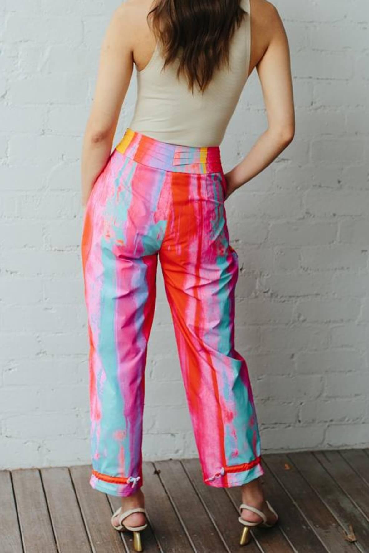 Remember Me Pleated Waist Pants in Horizon