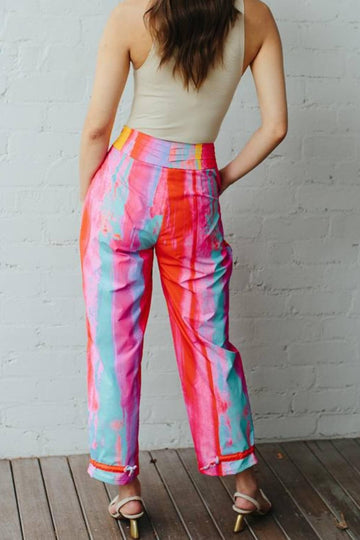 Remember Me Pleated Waist Pants in Horizon