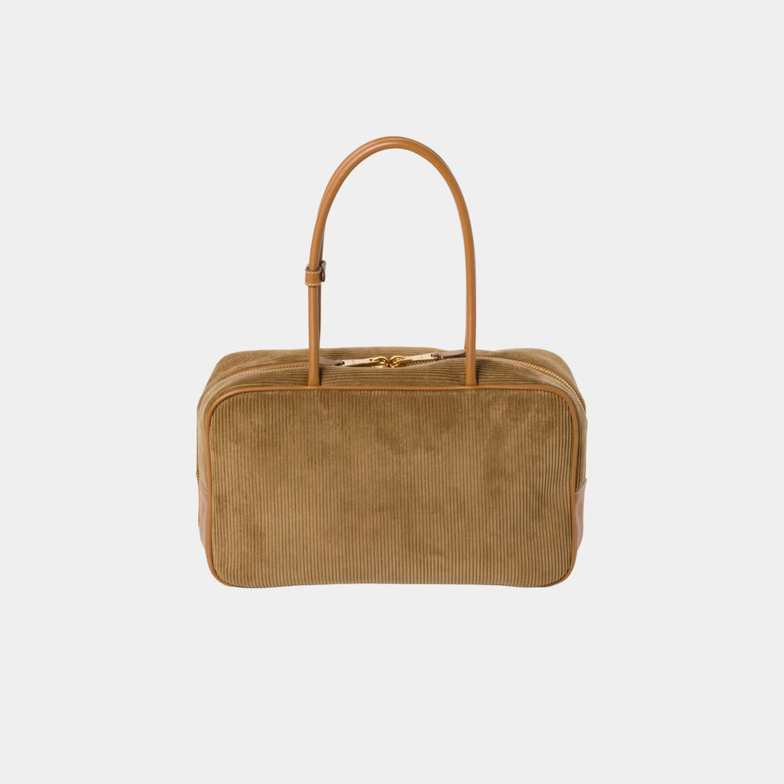 Beau Corduroy Top Handle Bag Cinnamon