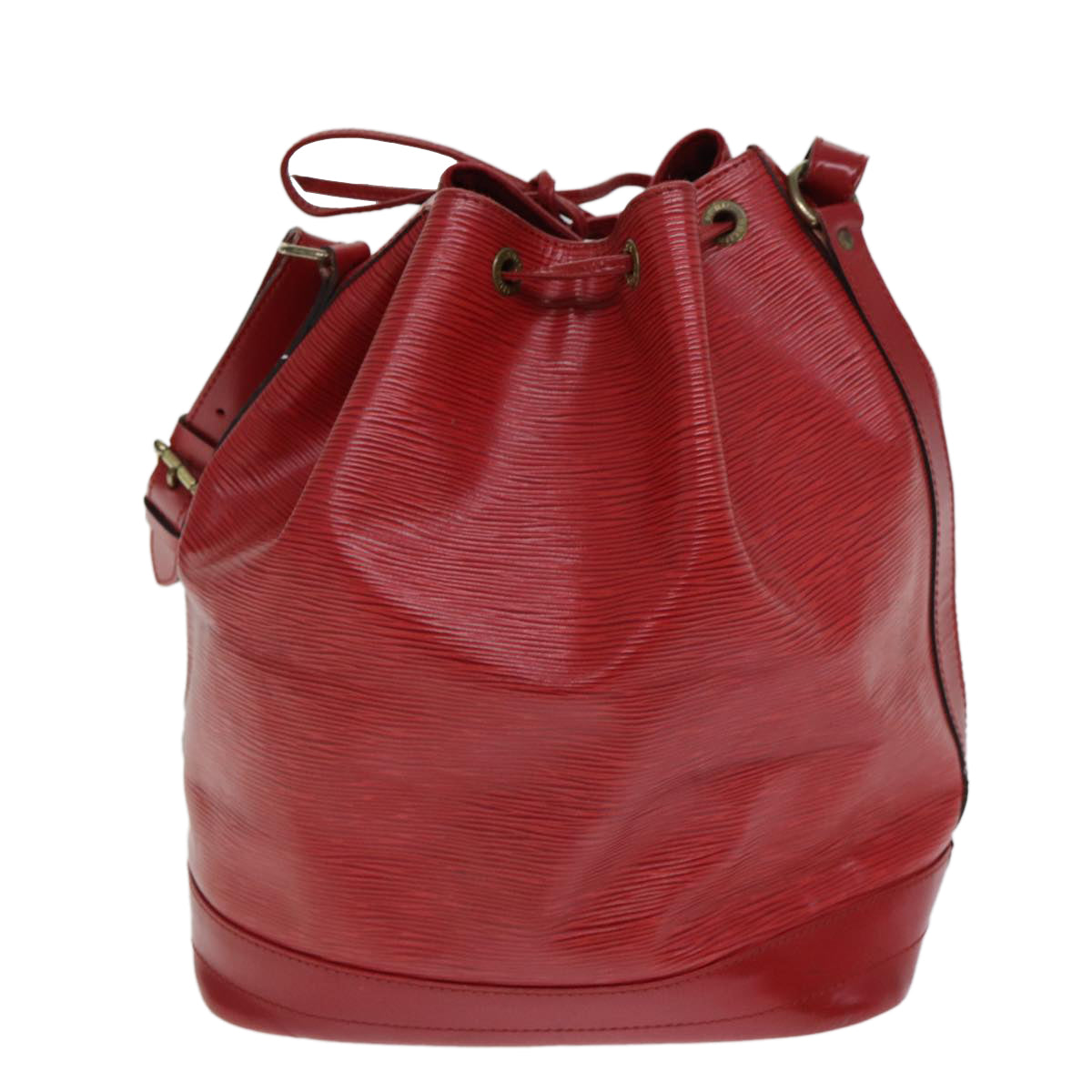 LOUIS VUITTON Epi Noe Shoulder Bag Red M44007 LV Auth mr323