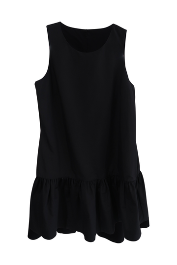 Black Sleeveless Charleston Dress