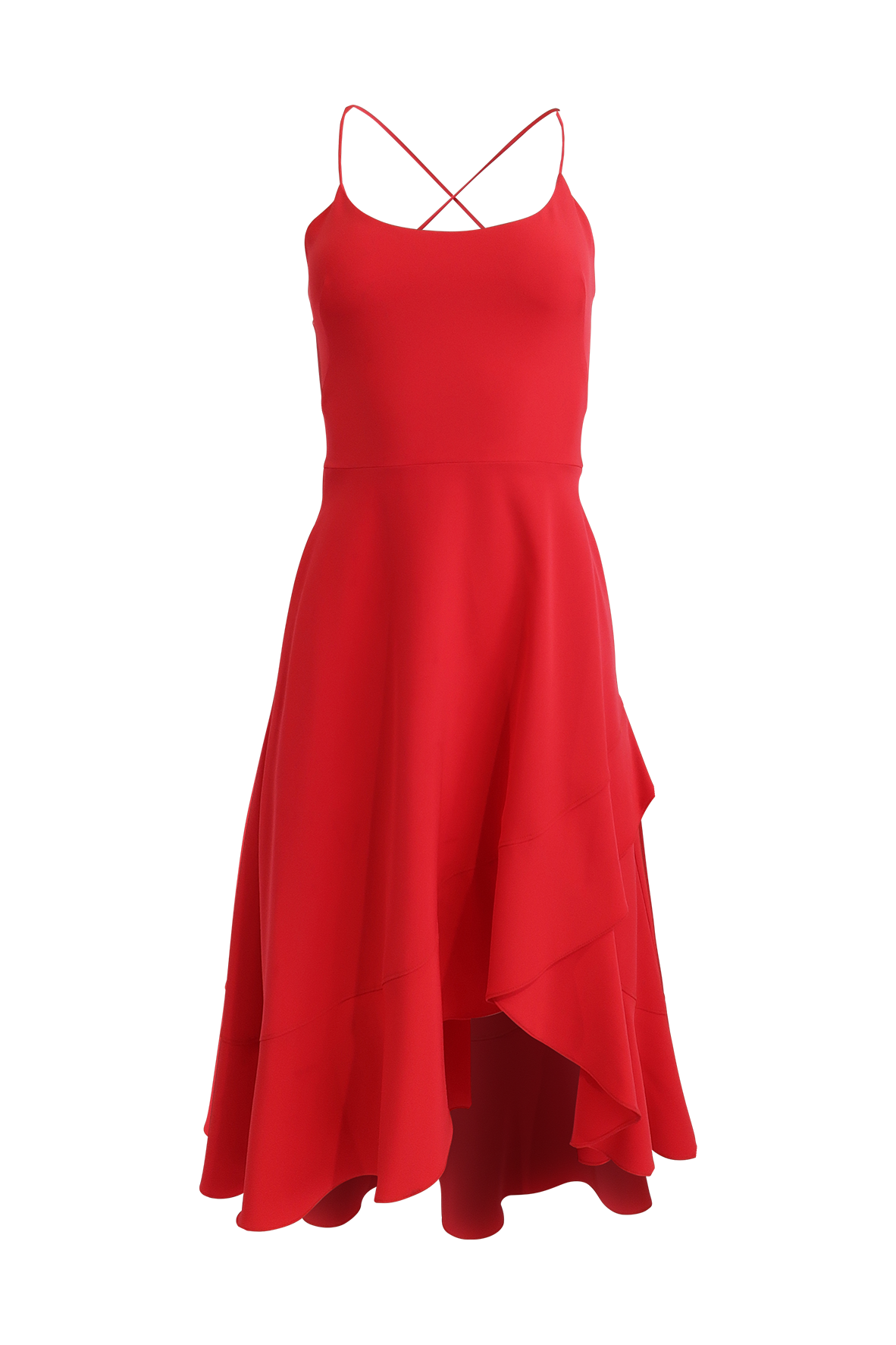 Ruby Pink Ruffle Dress