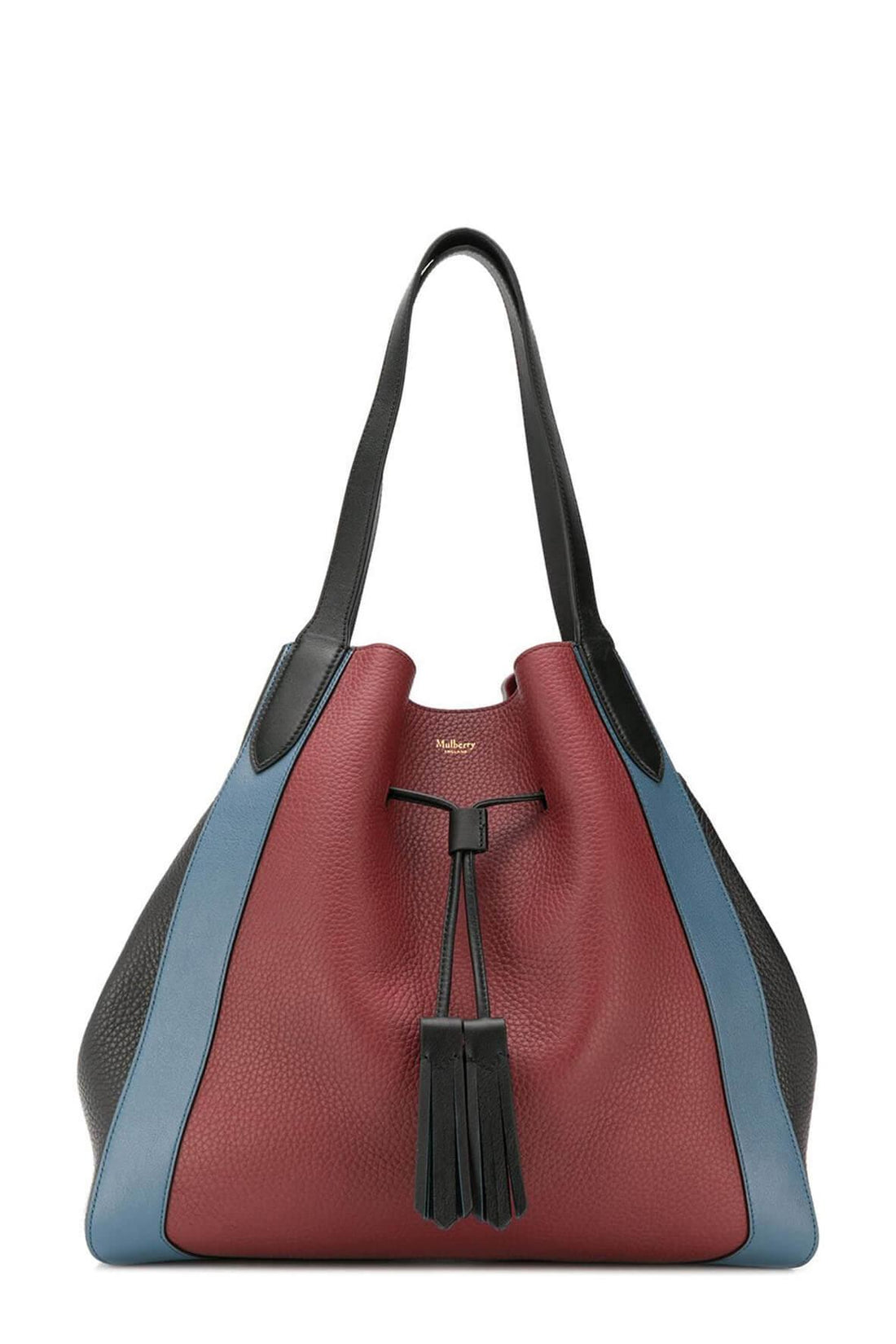 Millie Tote Maroon Tricolor