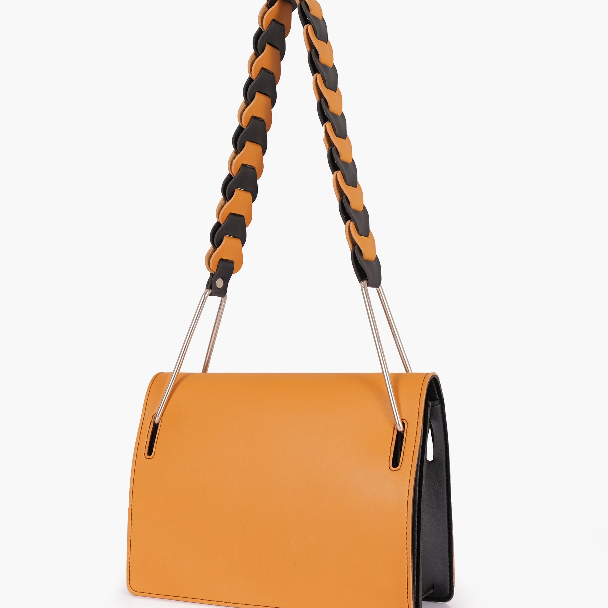 Mustard loop strap shoulder bag