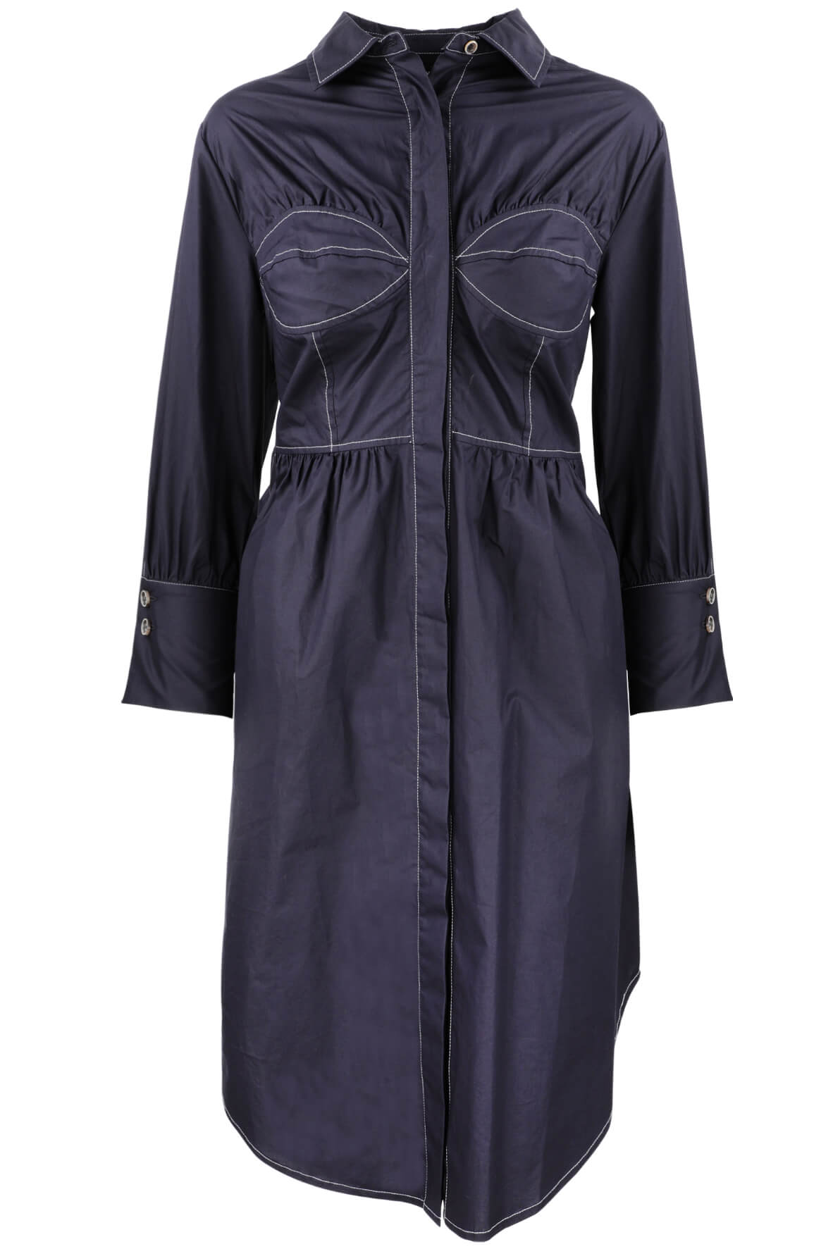 Ines Shirt Dress Navy