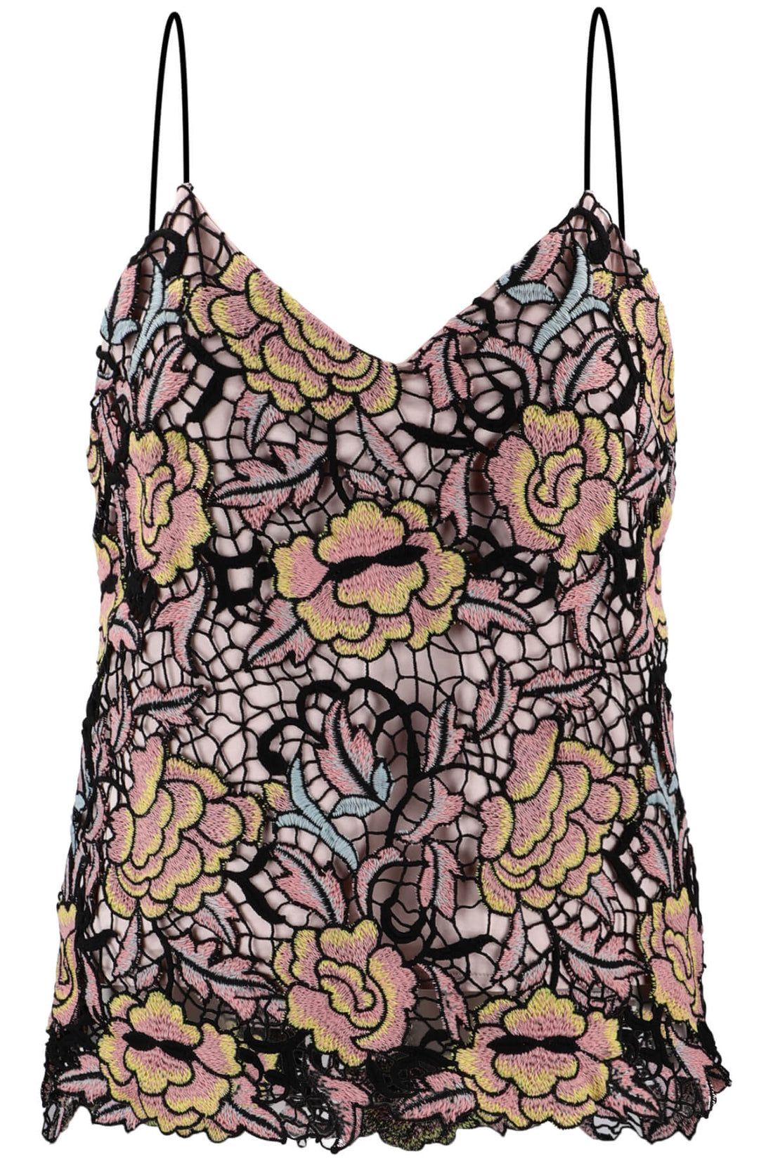 Midnight Blooms Lace Top