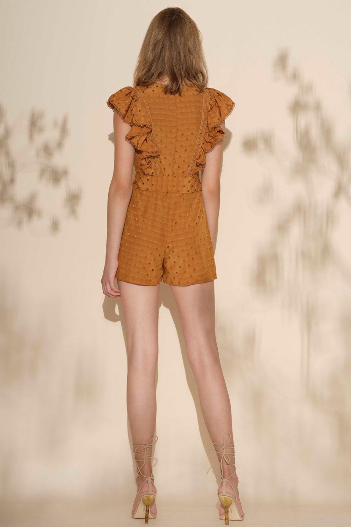 Nicole Romper Burnt Butter