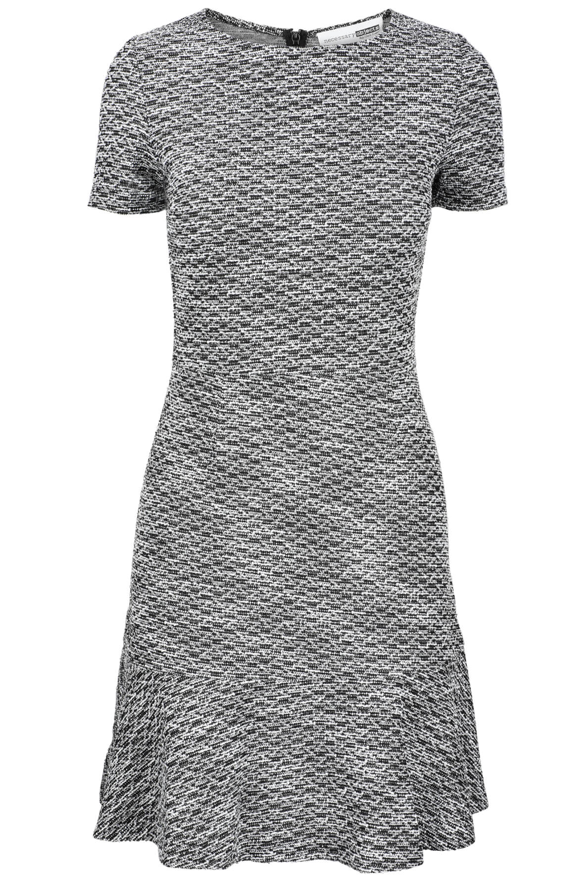 Metallic Fit and Flare Dress